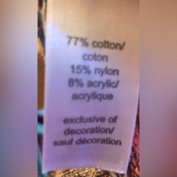 Maurices Long Fringed Crocheted Edges Native American Pattern Size S - Picture 7 of 8